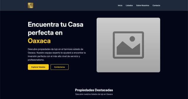 Screenshot of ALFA Inmobiliaria project